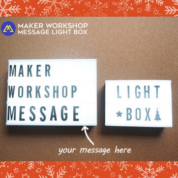 Maker Workshop DIY Message Letter Light Box